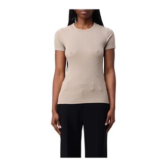 Helmut Lang Mujer, Camisetas, Beige, Talla: M