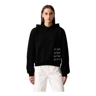 Karl Lagerfeld Hoodie - Dames - Sweatshirts & Hoodies - Zwart - Maat: XS Katoen