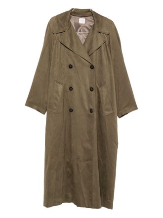 Alysi Womens Double-breasted Trench Coat - Khaki - Size EU 44 (Womens)