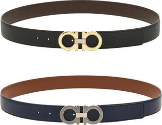 Ferragamo Reversible Gancini Buckle Belt