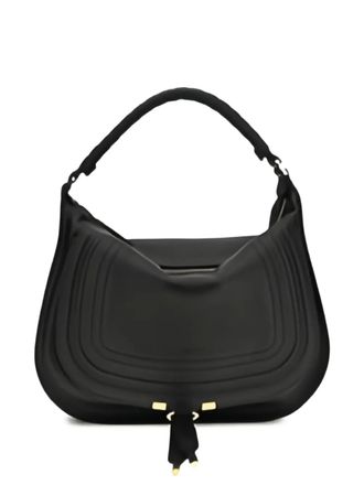 Chlo&eacute; CHLOE MARCIE SLOUCH LEATHER HOBO BAG - Nero