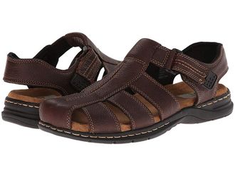 Dr. Scholls Gaston Mens Sandals Briar Brown : 10 M, Leather