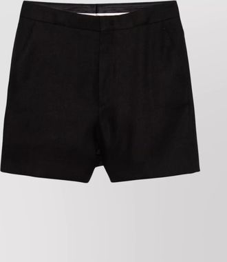 Tagliatore linen shorts beautiful belt loops