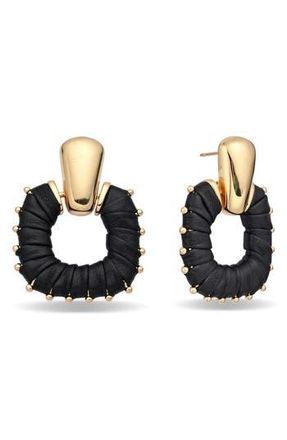 Eye Candy Los Angeles Jana Statement Knocker Earrings in Gold at Nordstrom Rack