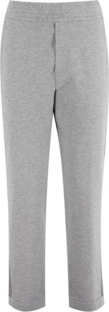 PANICALE Panicale, Broeken, Dames, Grijs, S, Katoen, Elegant Welt Pocket Broeken