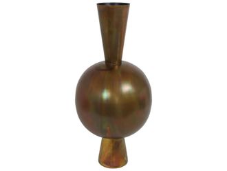 Schubiger M&ouml;bel Vase Eisen, Bronze H: 85 cm