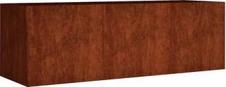 vidaXL Jardinera Acero Corten 120x40x40 Cm Vidaxl