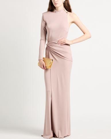 Red Carpet Elisabetta Franchi Vestito Lungo Rosa Elisabetta