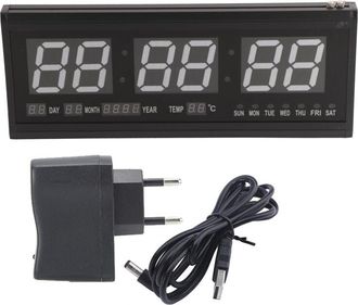 OEM Gran Reloj De Pared Digital Led Moderno Con Indicador De Fecha Para Oficina, Formato De 24 O 12 Horas