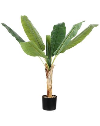 Safavieh Faux 40In Potted Banana Leaf Tree
