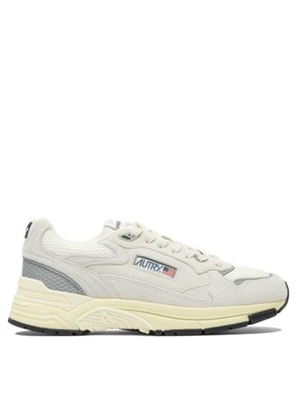 Autry Hyperway Low Man Suede/Mesh Wht/Silv