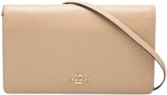 Coach Pre-owned Crossbody Bag - Dames - Vintage Schoudertas - Beige - ONE Size - Leer - Vintage