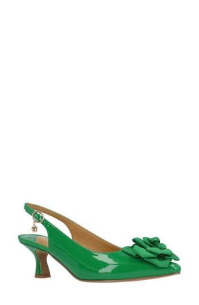 J. Rene&eacute; Kendry Slingback Pump in Green at Nordstrom, Size 10.5