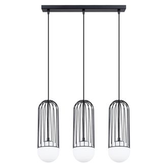 Sollux Lighting L&aacute;mpara de techo negro acero alt.115