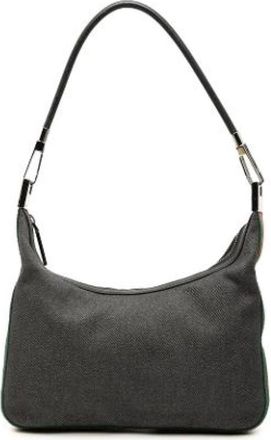 Gucci Pre-owned Vintage Schoudertas - Dames - Vintage Schoudertas - Zwart - ONE Size - Leer - Vintage