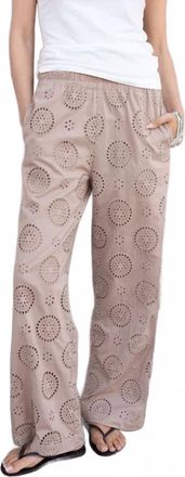 True Grit Elle Wide Leg Pant In Desert