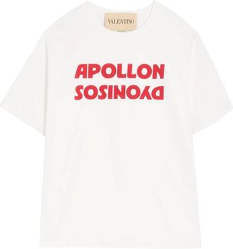 Valentino T-Shirts, male, White, M, Apollon Dyonisos T-shirt