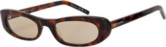Saint Laurent Zonnebrillen - Dames - Zonnebrillen - Bruin - 53 MM - Accessoires