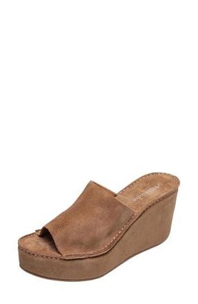 Antelope Wesley Platform Wedge Sandal in Taupe at Nordstrom Rack, Size 10
