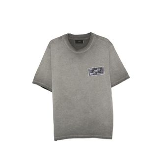 Amiri Faded Logo-patch Cotton T-shirt
