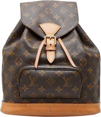 Louis Vuitton Monogram Brown Pvc Leather Backpack (Pre-Owned)