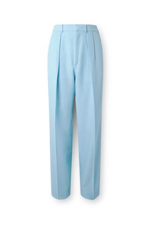 Tom Ford Straight-Leg Pleated Sequin-Embellished Wool-Blend Suit Trousers