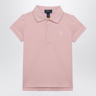 Polo Ralph Lauren Pink cotton polo shirt with logo