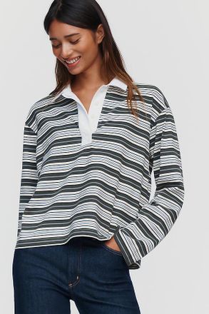 Rag & Bone Kelly 100% Cotton Polo Top