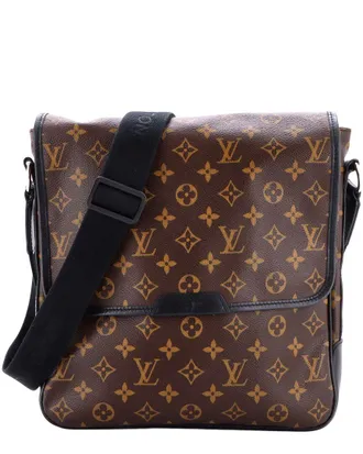 Louis Vuitton Bass Messenger Bag Macassar Monogram Mm (Authentic Pre-Loved)