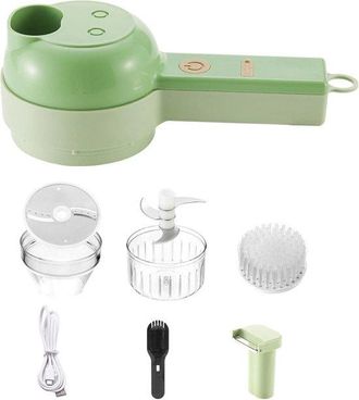 OEM Cortador De Verduras El&eacute;ctrico, Port&aacute;til, 4 En 1, Picador El&eacute;ctrico, Inal&aacute;mbrico, Port&aacute;til, Mini Inal&aacute;mbrico, El&eacute;ctrico, Ajo, Barro, Ajo, Ajo