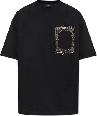 Amiri Hombre, Camisetas, Negro, Talla: XL