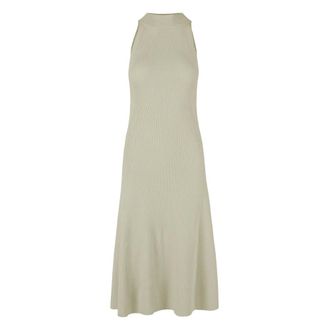 Bomboogie Vestido Midi Acanalado - Dresses - Mujer - Gris - XS
