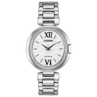 Citizen Womens Capella 34mm Solar Powered Quartz Eco-Drive Watch EX1500-52A