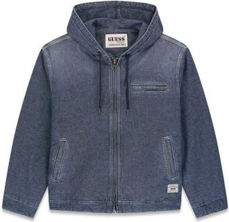 Guess Hooded Canvas Utility Jacket in Gmec-Light at Nordstrom, Size Xx-Large