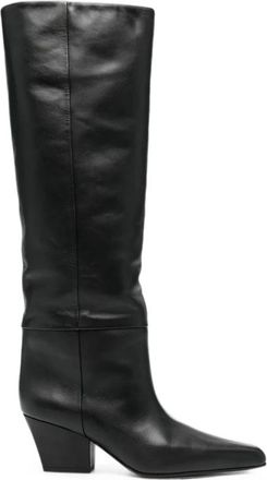 PARIS TEXAS Jane Boots - Dames - Cowboylaarzen - Zwart - 38 1/2 EU - Leer - Schoenen