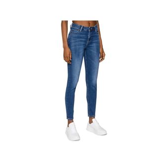 Lee Dames, Jeans, Blauw, Maat: W27 L34 Katoen