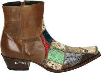 Sendra Bruine leren herenlaarzen - Heren - Cowboylaarzen - Bruin - 46 EU - Leer - Schoenen