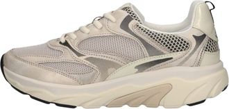Gabor Schoenen, Dames, Beige, 40 1/2 EU, Leer, 936 Sneakers