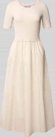 Christian Berg Midikleid in Falten-Optik in Sand, Gr&ouml;&szlig;e 44