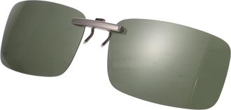 Cabilock OFFSCH Polarized Rimless Clip-On Sunglasses Lens with Silicone Frame for Men and Women, UV Protection Sunglasses Clip-On for Eyeglasses, Unisex Lightw