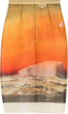 Monse Gonna a matita - Arancione