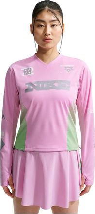 Nike Swift Long-Sleeve Top - Dames - Sport - Roze - Maat: XL Spandex