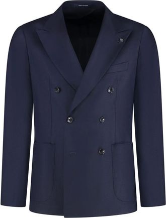 Tagliatore Blazer in lana vergine - Blu