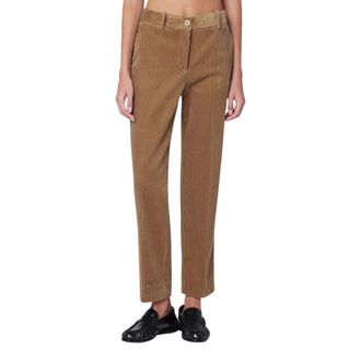 P.A.R.O.S.H. Slim Camel Trousers