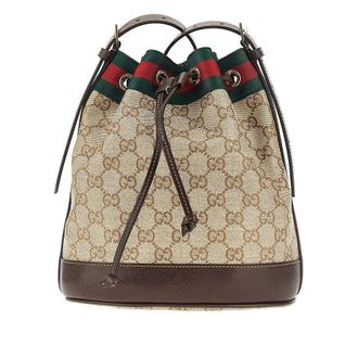Gucci Coated GG fabric mini bucket bag Woman One Size
