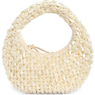 Staud Reef Beaded Bag in Cream at Nordstrom