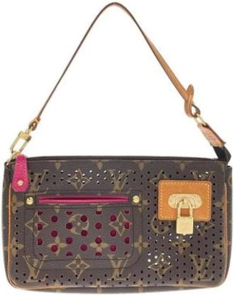 Louis Vuitton Pre-owned Shoulder Bags, female, Brown, Size: ONE SIZE Pre-owned Pochette Pouch