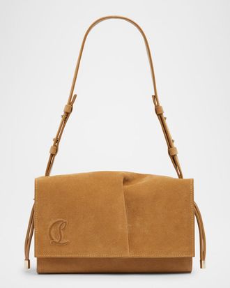 Christian Louboutin Baggy Small Shoulder Bag in Suede