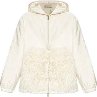 Moncler hooded zip-up jacket - Neutrals