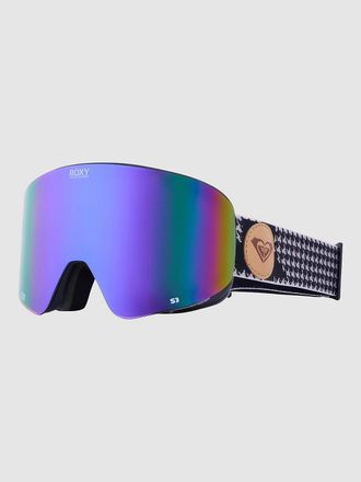 Roxy Feelin Houndstooth Goggle blau